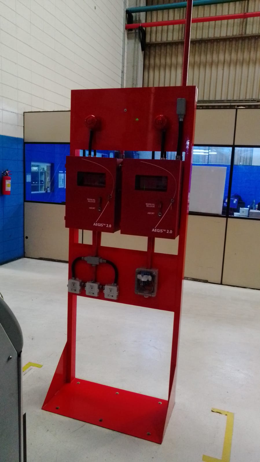 Instalação em terminal portuário